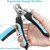 MCBOSON Coupe Ongles Chien Chat cran sécurité lame inoxydable lime