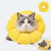 ZooVenture Schutz-Halsband Sonnenblumen-Design für Katzen