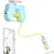 MCBOSON Jouet chat interactif suspendu bleu recharge USB