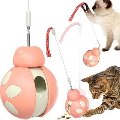 ZooVenture Jouet Distributeur Friandises Chat - ABS, Ressort