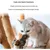 Zoomtopia Jouet oiseau battant rechargeable pour chat velours avec à chat