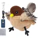 Zoomtopia Jouet oiseau battant rechargeable pour chat velours avec à chat