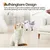 Zoomtopia Jouet oiseau battant rechargeable pour chat gazouillis à chat