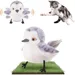 Zoomtopia Jouet oiseau battant rechargeable pour chat gazouillis à chat