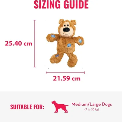 ZooVenture Peluche Ours Chien - Corde, Sons, Câlins