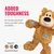 ZooVenture Peluche Ours Chien - Corde, Sons, Câlins