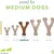 ZooVenture Jouet Os Bacon Chien - Durable, Forme Fourchette