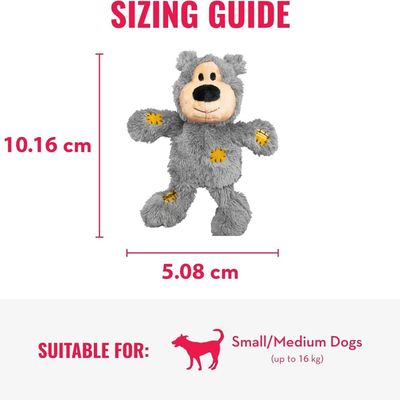 ZooVenture Peluche Ours Chien - Corde, Sons, Câlins