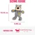 ZooVenture Peluche Ours Chien - Corde, Sons, Câlins