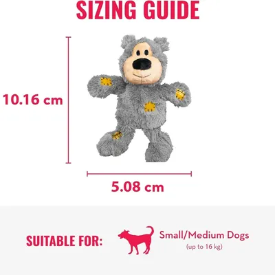 ZooVenture Peluche Ours Chien - Corde, Sons, Câlins