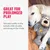 ZooVenture Peluche Ours Chien - Corde, Sons, Câlins