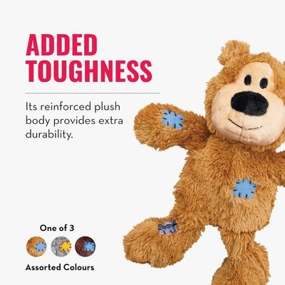 ZooVenture Peluche Ours Chien - Corde, Sons, Câlins