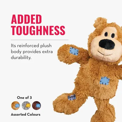 ZooVenture Peluche Ours Chien - Corde, Sons, Câlins