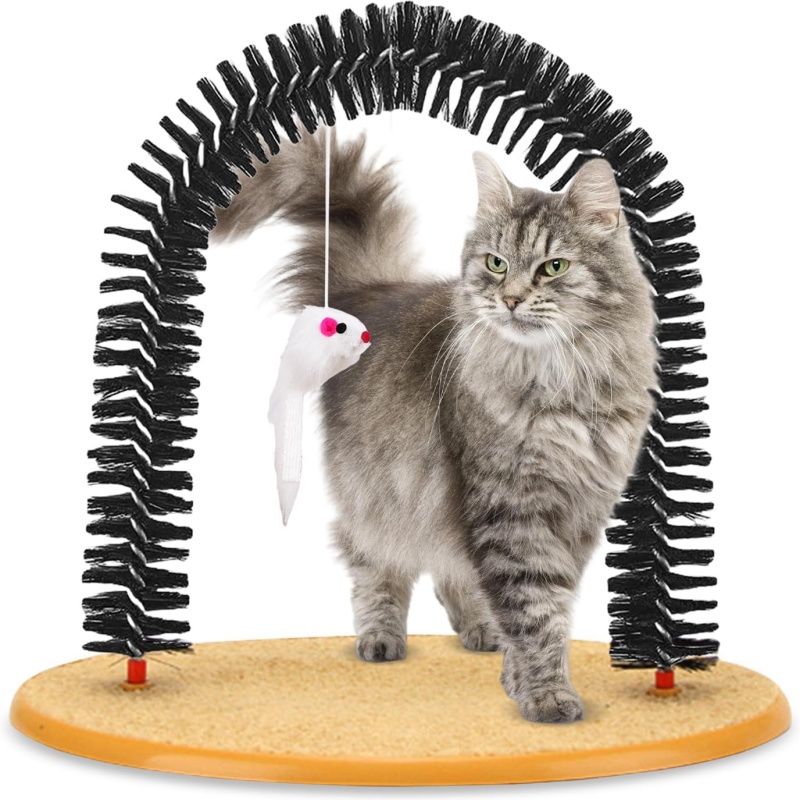 MCBOSON Massage- und Fellpflegebogen für Katzen, 36 x 34 cm