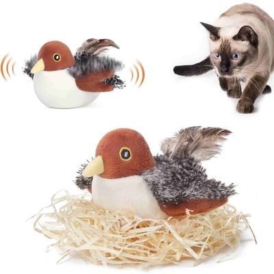 FurryFusion Jouet d'oiseau rechargeable pour chat