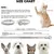 PetTribes Jouet Interactif Double Chat Balle+Mangeoire Lente