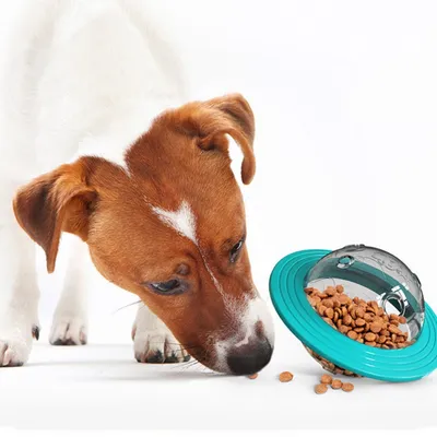 ZooVenture Boule Nourriture Chien UFO - Caoutchouc, Distributeur