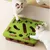 PetTribes Jouet Labyrinthe Interactif Vert Carré pour Chat