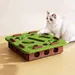 PetTribes Katzen Labyrinth Spielzeug, Grün Quadrat