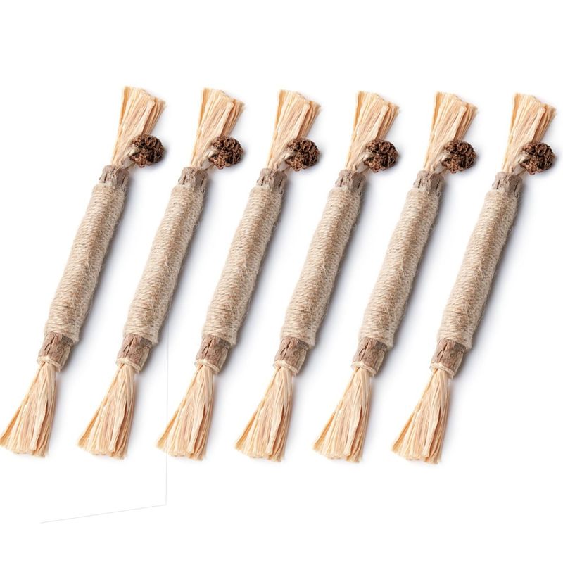 PetTribes Schlachtspielzeug Natürliche Chatbälle (Lot of 6)