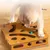 FurryFusion Boîte de jeu éducatif pour chat avec bâton et cloche