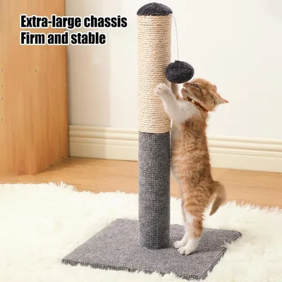 ZooVenture Griffoir Chat Sisal - Base Stable, Balle Suspendedue