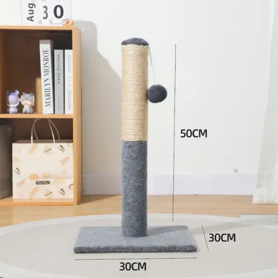 ZooVenture Griffoir Chat Sisal - Base Stable, Balle Suspendedue