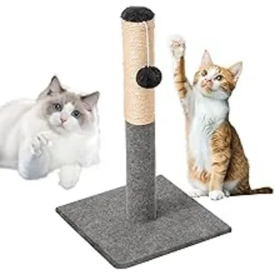 ZooVenture Griffoir Chat Sisal - Base Stable, Balle Suspendedue