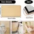 MCBOSON Lot de 2 Tapis à griffer sisal naturel