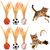 Lot de 6 pieces