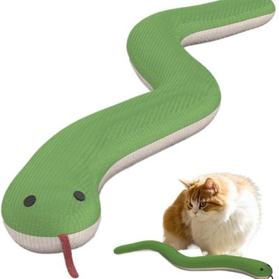 ZooVenture Peluche Serpent Chat - Corde, Portable, Interactif