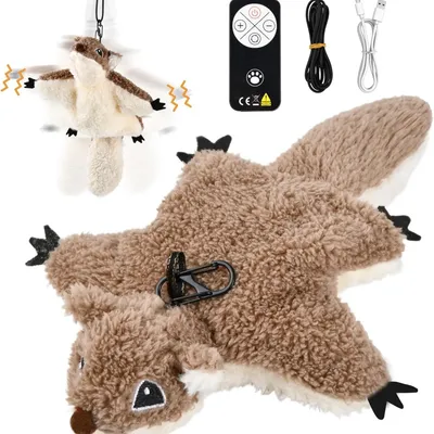 MCBOSON (Rechargeable Herbe à chat) Jouet Oiseau Volant
