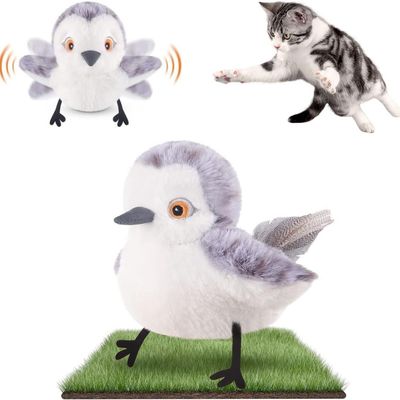 ZooVenture Jouet Chat Oiseau Battant - Capteur Mouvement, Peluche