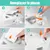 ZooVenture Jouet Chat AI - Plumes, Capteur, Rechargeable