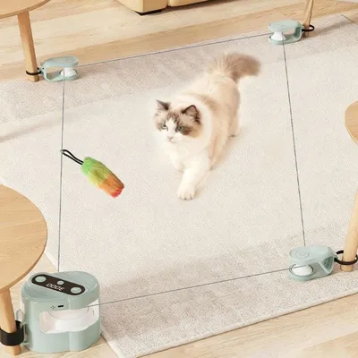 PetTribes Jouet pour Chat Tapis de Course Interactif