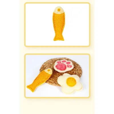 PetTribes Jouet pour Chat Loofah Crunchy Trio