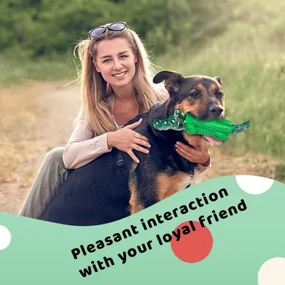 ZooVenture Jouet Mâcher Chien - Anti-Anxiété, Durable, Toutes Tailles