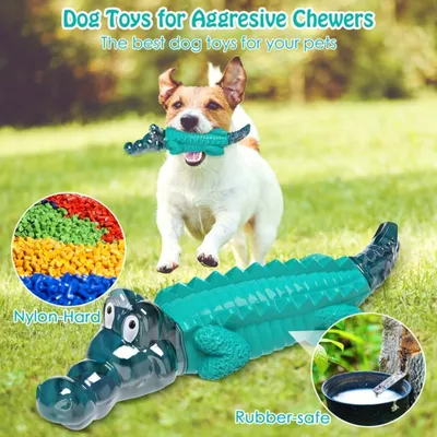 ZooVenture Jouet Mâcher Chien - Anti-Anxiété, Durable, Toutes Tailles