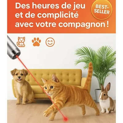ZooVenture Pointeur Laser Chat 7-en-1