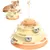 Zoomtopia Jouet pour Chat 4 couches pour chat puzzle interactif jaune