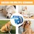 Pawffee Balle jouet interactive pour chat et chien - bleu