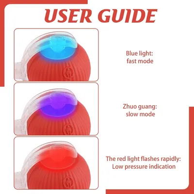 PetTribes Balle Interactive USB Rechargeable : 3 Modes, Auto-Mouvement