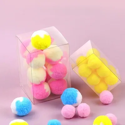 MCBOSON Lot de 12 peluches pour chat de 4,5 cm Jaune MCBOSON Lot de 12 peluches pour chat de 4,5 cm Jaune