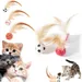 PetTribes Lot 3 Balles Élastiques Chat Intérieur Chasse