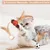 PetTribes Lot 3 Balles Élastiques Chat Intérieur Chasse