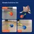 ZooVenture Balle Chat - 2 Modes, 2 Vitesses, USB Rechargeable