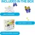 PetTribes Jouet Chat Automatique Papillon : Rotation 360°, 2 Remplacements