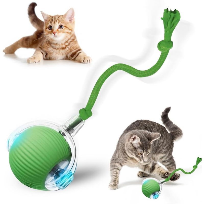 ZooVenture Balle Interactive Vert Chien Chat 3 Modes