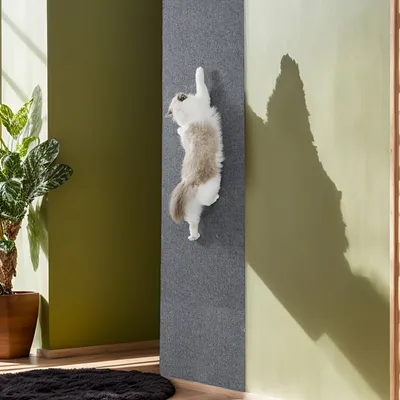 PetTribes Griffoir Autocollant Chat, Protecteur Meubles/Murs, Durable