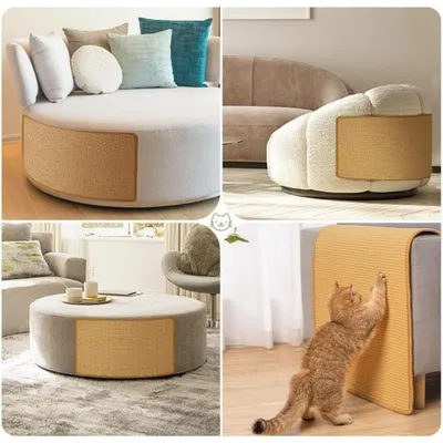 PetTribes Tapis Griffoir Chat Sisal Naturel